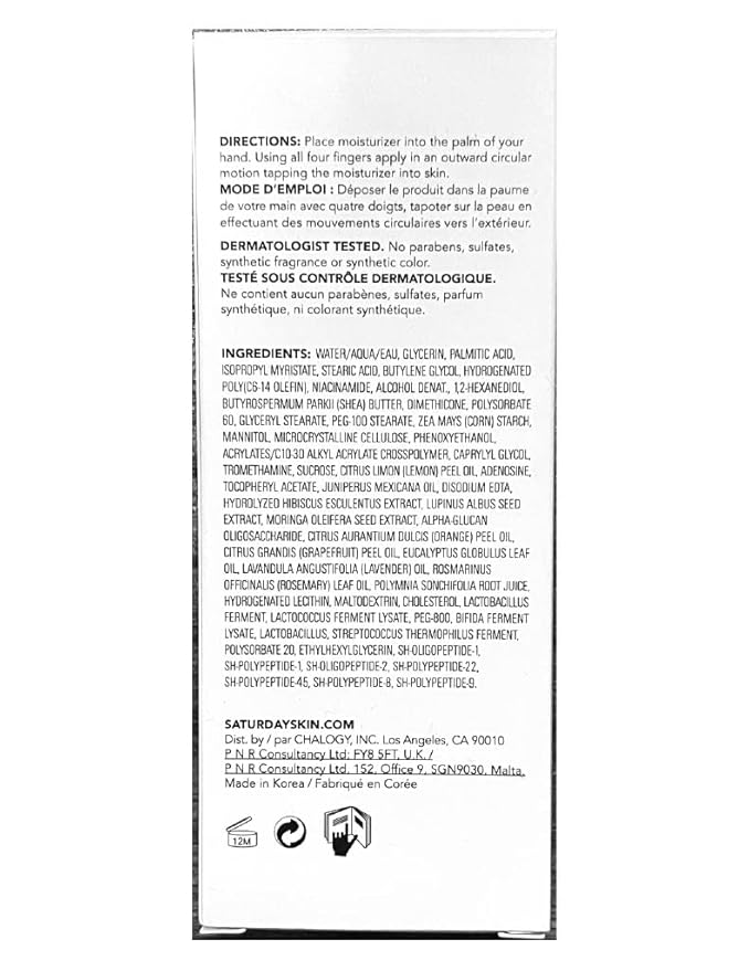 Saturday Skin Pretty Pop Prebiotics and Probiotics whipped Moisturizing cream Nourishing Allure Best of Beauty K-Beauty Winner 2020 (1.52 Fl Oz)