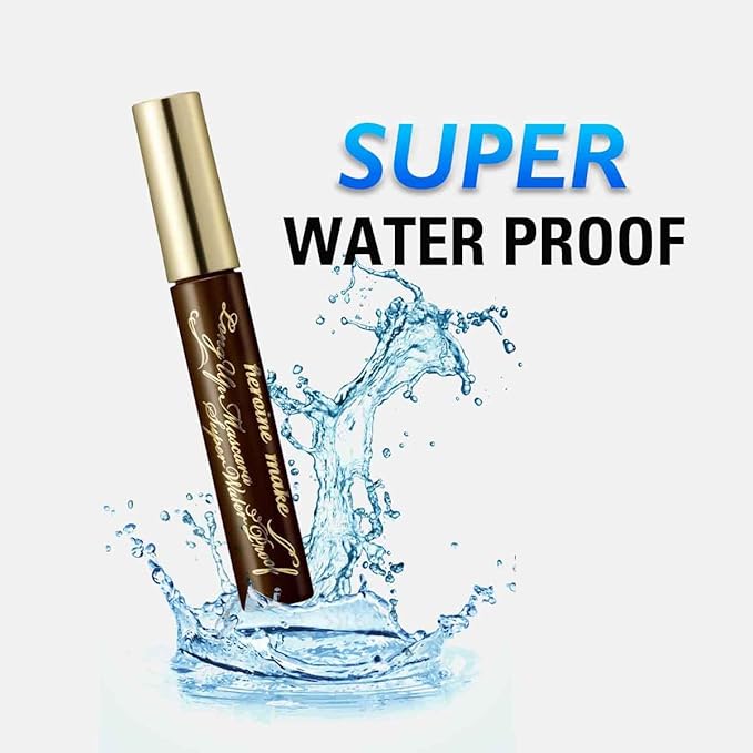 HEROINE MAKE by KISSME Mascara Duo Set | 2 Full-Size - Waterproof & Lengthening & Volume Fiber Tubing Mascara Brown + Gentle Eye Makeup Remover for Waterproof Mascara, Fast-Acting Cleanser