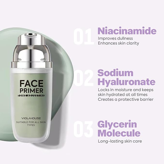 VIOLA HOUSE Face Primer, Tone Adjust Primer For Face