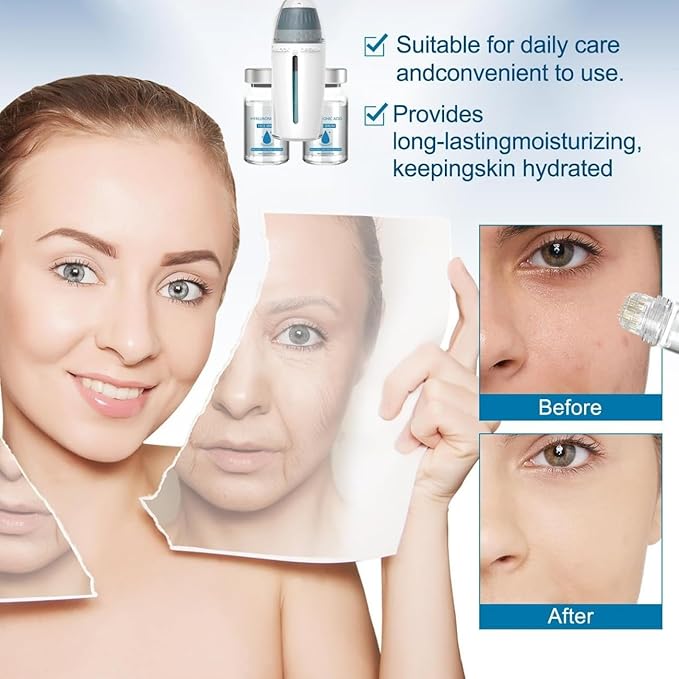 Micro in-Fusion System for Face,Facial System with Serum Suitable for All Skin Types(5pcs)