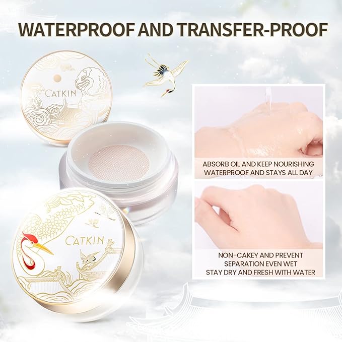 CATKIN Dreamworld Air Makeup Loose Powder Setting Finishing (C01 Natural)