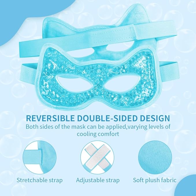 Cooling eye mask, gel eye