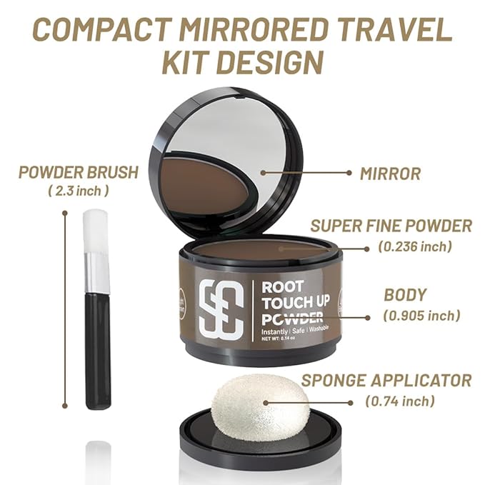 SOVONCARE Hairline Powder, Instantly Hairline