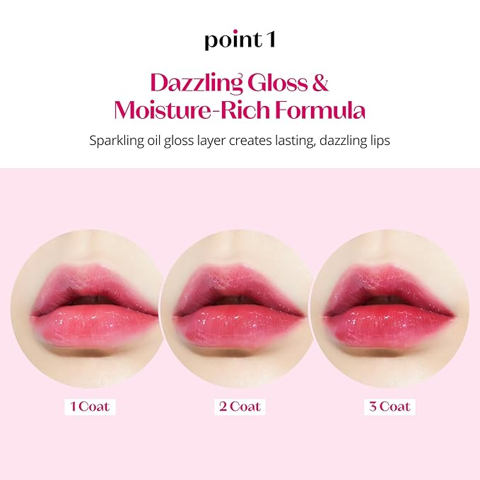 ETUDE Dear Darling Oil Tint #6 Pink Oil Lip 2g