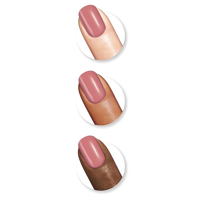 Sally Hansen Miracle Gel™, Mauve-olous, Long Lasting, Gel-Like Formula, No UV Lamp Needed, Pink Nail Polish (Pack of 2)