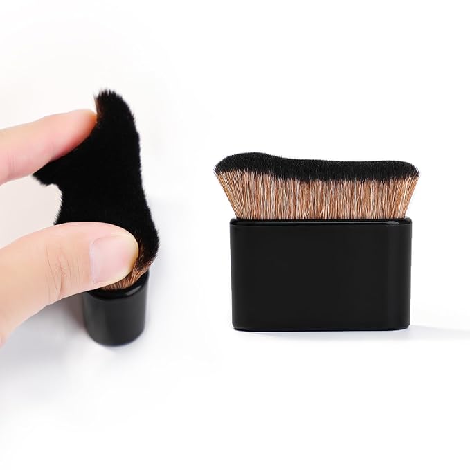 Self Tanning Brush,Self Tanning Brush Applicator,Kabuki Tanning Brush, Foundation Brush, Blush Brush, Shadow Brush, Best Tanning Sunscreen Brush for Face, Hands and Feet