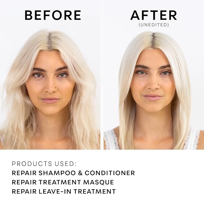 NATURELAB. TOKYO Perfect Repair Treatment Masque Jumbo Size: Heat and Color Protection, Hair Mask Treatment to Strengthen and Repair Dull, Damaged, Brittle Hair I 13.5 FL OZ / 400ml ($38 Value)
