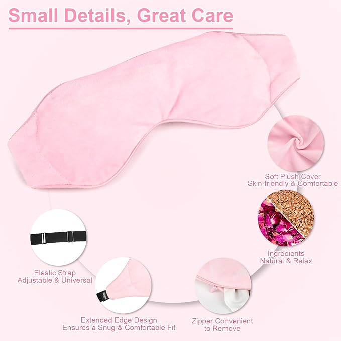 Weighted eye mask for sleeping,
