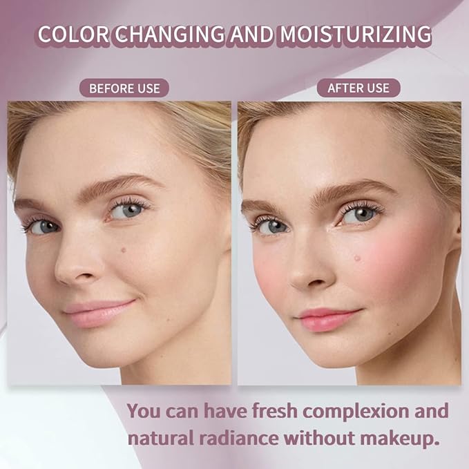 Moisturizing Blush Rouge Color Changing Blusher for Cheeks