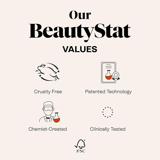 BeautyStat Peptide Wrinkle Relaxing Moisturizer - Made in the USA - Created by a 20+ Year Skincare Veteran Cosmetic Chemist - 1.7oz/50ml
