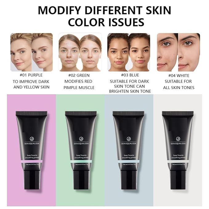 MAEPEOR Moisturizing Face Primer 4 Colors Long Lasting