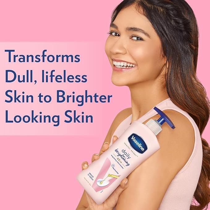 Vaseline Healthy Daily Lotion | With Vitamin b3 Triple Sunscreens | Body Lotion | 400ml (13.52 Fl Oz)