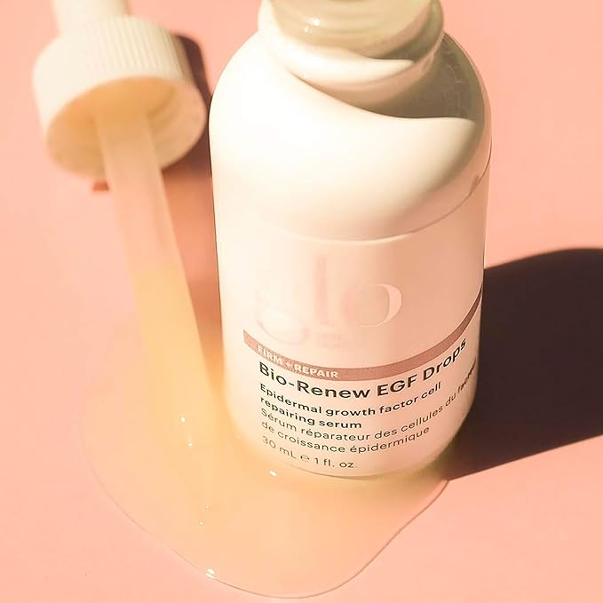 Glo Skin Beauty Bio-Renew EGF Drops | Restore, Strengthen, and Firm Skin with this Reparative Serum