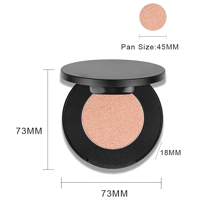 Face Highlighter Powder Palette, Glossy Glitter Illuminator Powder, Highlighter 3