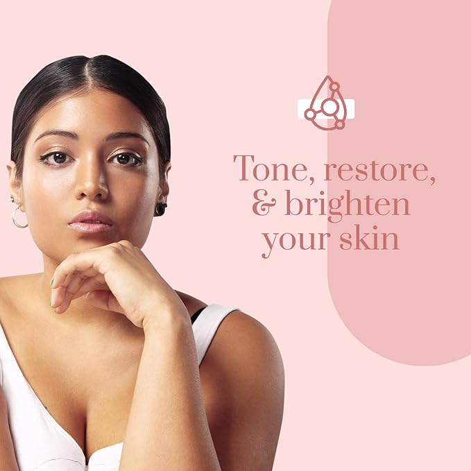 Rose Gold & Hyaluronic Acid Face Mist - Dermatologist Tested, Moisturizes, Calms Redness & Tones Skin, Balancing Facial Spray, Cruelty-Free, Vegan, 95% Natural, Non - GMO, All Skin Types