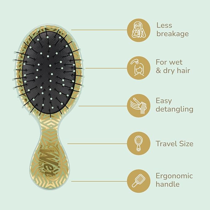 Wet Brush Mini Detangler Brush Geo, Confetti