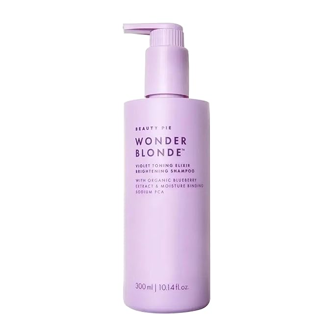 Beauty Pie WonderBlonde Violet Toning Elixir Brightening Shampoo For Reviving & Hydrating Hair