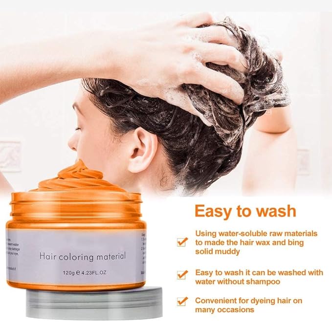 Acomler Temporary Orange Hair Color,