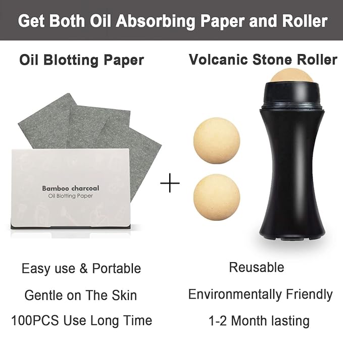103 PCS Volcanic Roller Oily Skin Oil Control