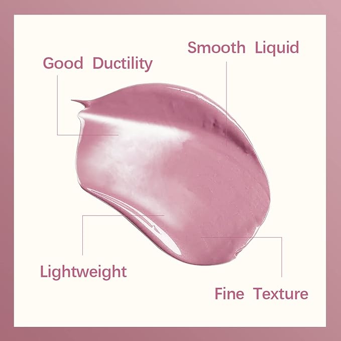 Erinde Liquid Cream Blush, Soft Dewy Face Blush, Natural Matte Finish Looking, Long-lasting Cheek Tint, Lightweight Blendable Feel, Moisturizing Face Blush for Cheek, 03
