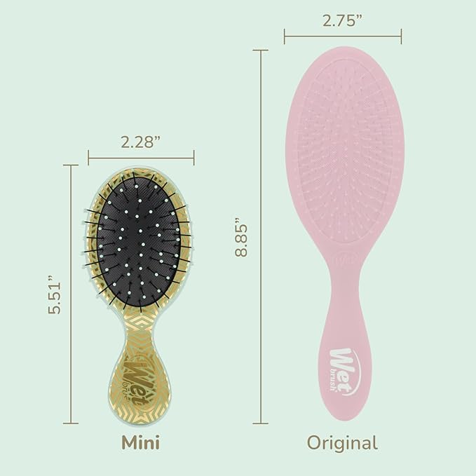 Wet Brush Mini Detangler Brush Geo, Confetti