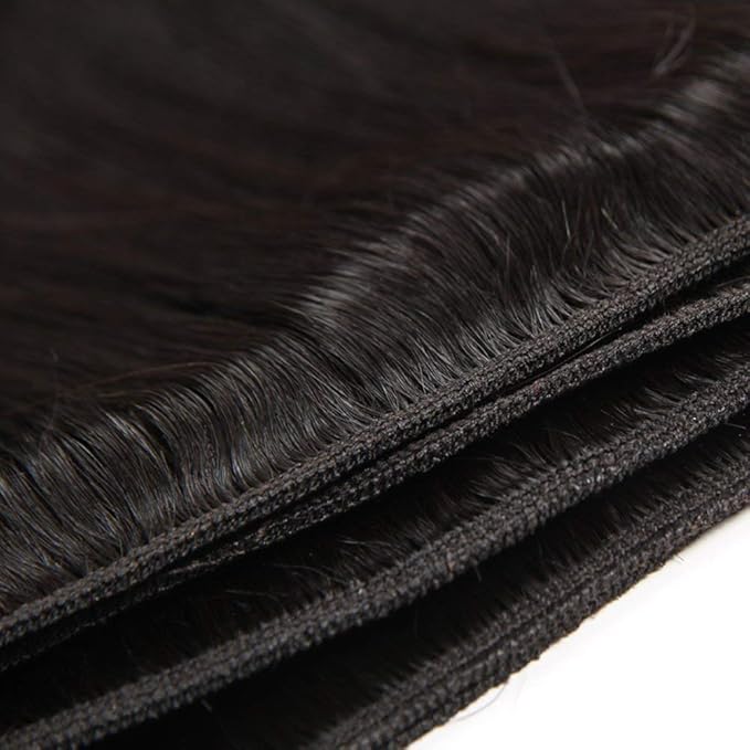 10A Straight Single Bundles Human Hair 22 Inch Brazilian Straight Human Hair 1 One Bundles 100% Unprocessed Virgin Hair Weave Natural Black Color