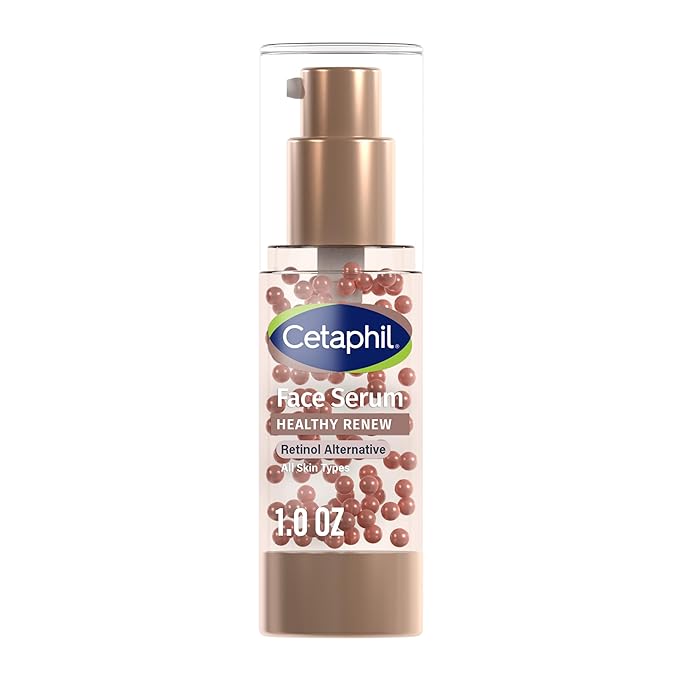 Cetaphil Healthy Renew Anti Aging Face Serum 1 Oz, Retinol Alternative Serum for Face with Niacinamide & Peptides, Skincare for Sensitive Skin with Vitamin B Complex, Fragrance Free