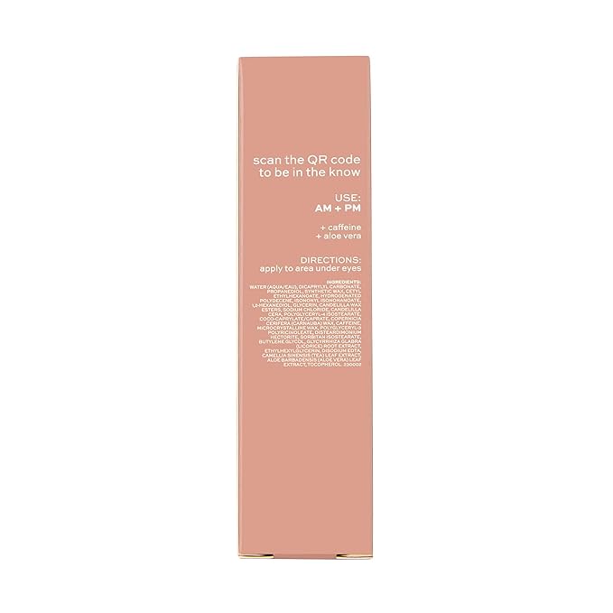 ITK Skincare Caffeine + Aloe Vera Under Eye Stick Balm - Moisturizer for Fine Lines and Wrinkles - Under Eye Treatment Soothes Redness and Hydrates, Brightens, and Soothes Puffy Eyes - 0.5 oz. Stick