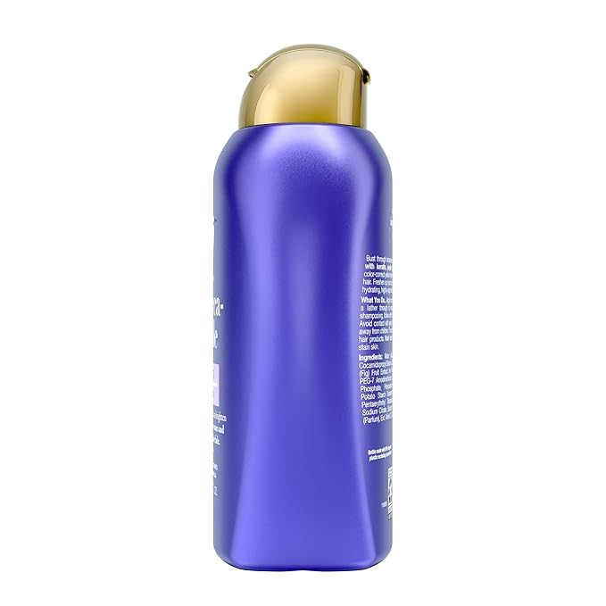 OGX Impecca-Blonde Purple Toning Shampoo, 13 fl oz