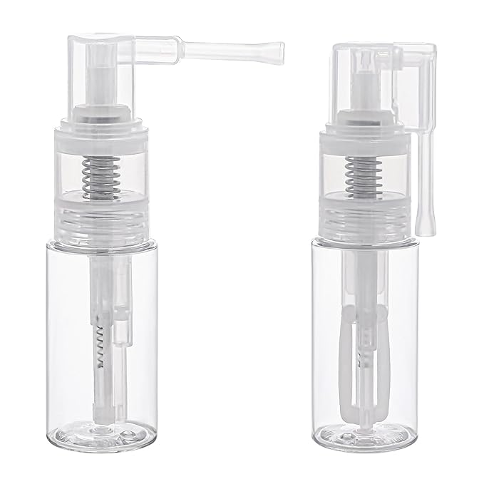 2 Pcs Empty Powder Spray Bottle, Cake Glitte