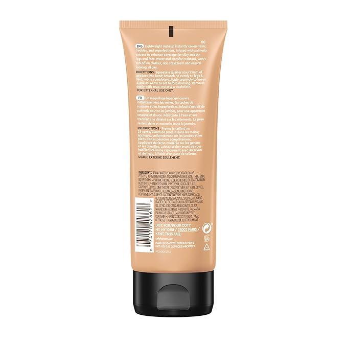 Sally Hansen Airbrush Legs®, Leg Makeup, Fairest, Easy Application, Flawless Looking Legs, Water Resistant, Transfer Proof Lotion