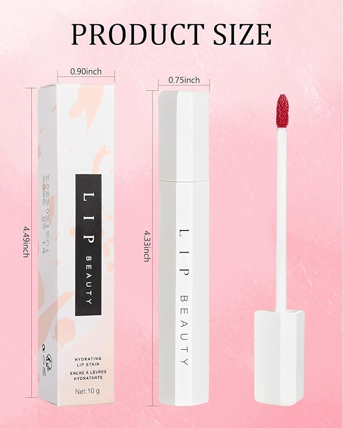 Moisturizing Lip Tint Stain, Velvet Water Lip Tint Moisturizing