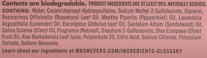 Mrs. Meyer'S Hand Soap Liq Rosemary 12.5 Fz