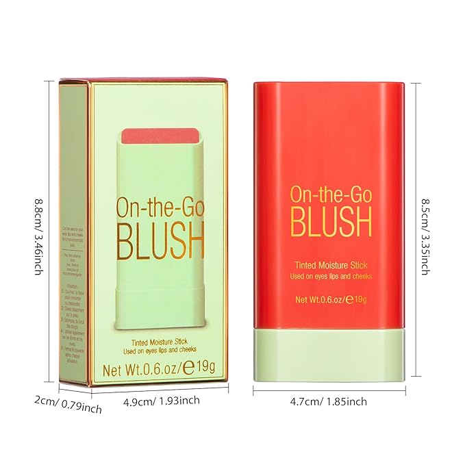 Blush Stick for Cheeks - Cream Makeup Blush