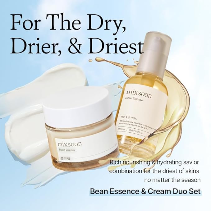 mixsoon Bean Essence Exfoliating Hydrating Korean Skin Care Glass skin Hyaluronic Acid Serum 1.61 Fl Oz (Pack of 1)