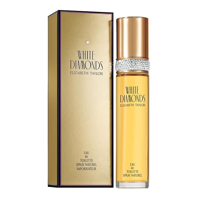 Elizabeth Taylor Women's Perfume, White Diamonds, Eau De Toilette EDT Spray, 3.3 fl oz