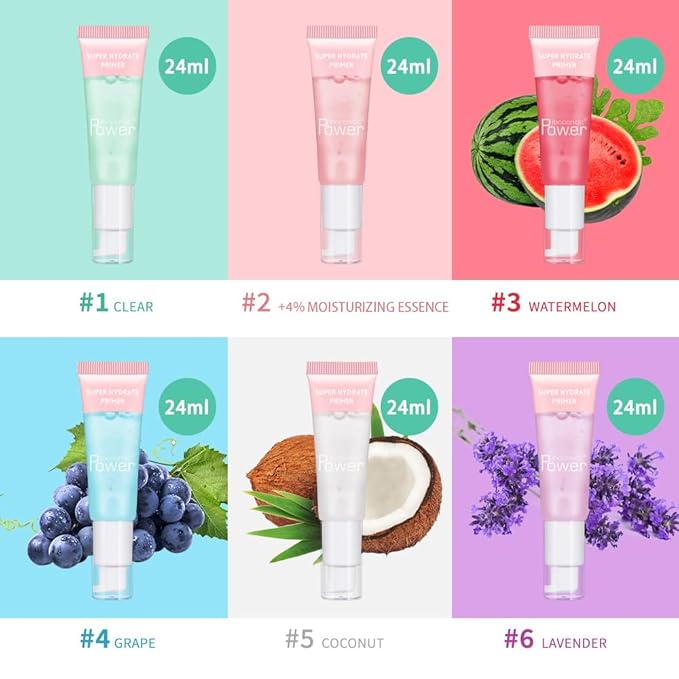 AKARY Gel-Based & Hydrating Face Primer For Smoothing Oz, avender 06 L