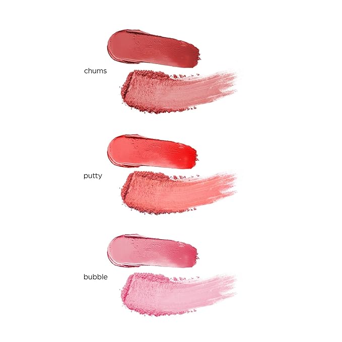 Dewy Hydration Watercolor Blush Duo – liquid blush for cheeks with niacinamide and aloe vera – Korean beauty makeup – Chums (.35 oz)