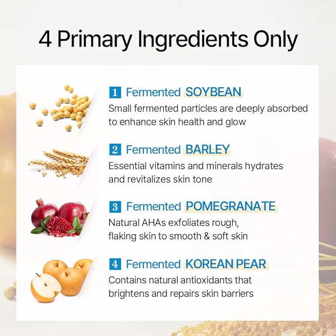 mixsoon Bean Essence Exfoliating Hydrating Korean Skin Care Glass skin Hyaluronic Acid Serum 1.61 Fl Oz (Pack of 1)