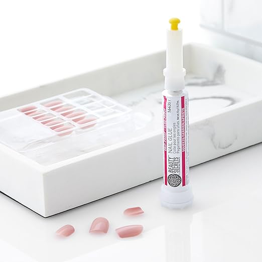 Beauty Secrets Nail Glue, Drip & Clog Proof, 6 Pack