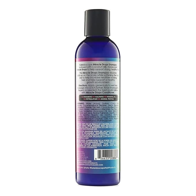 Kaleidoscope Miracle Drops Shampoo | Coconut Milk & Honey 8 fl oz