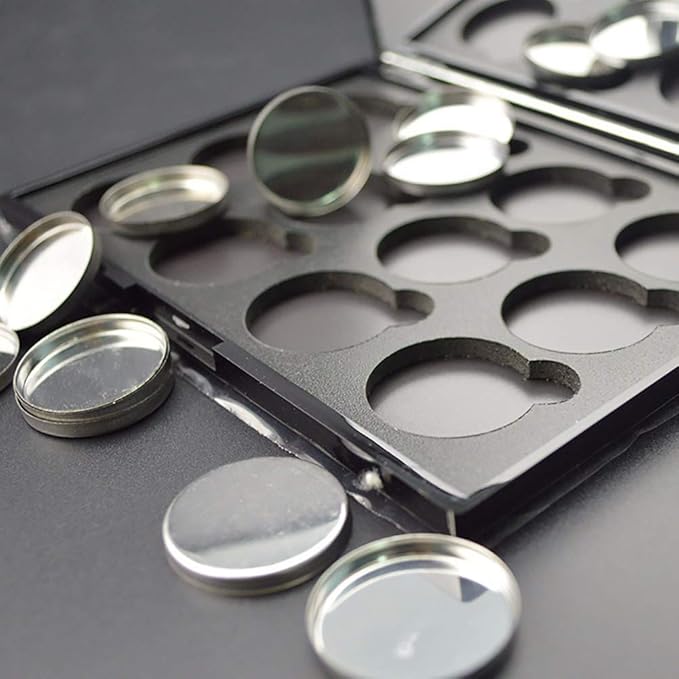 50 Pcs 26mm Empty Round Metal Tin Palette