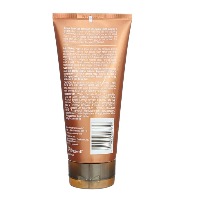 Banana Boat Summer Color Self Tanning Lotion, 6oz | Deep Dark Color for All Skin Tones, Self Tanner Lotion, Gradual Tanning Lotion, Sunless Tanning Lotion, Banana Boat Self Tanner, 6oz (Pack of 3)