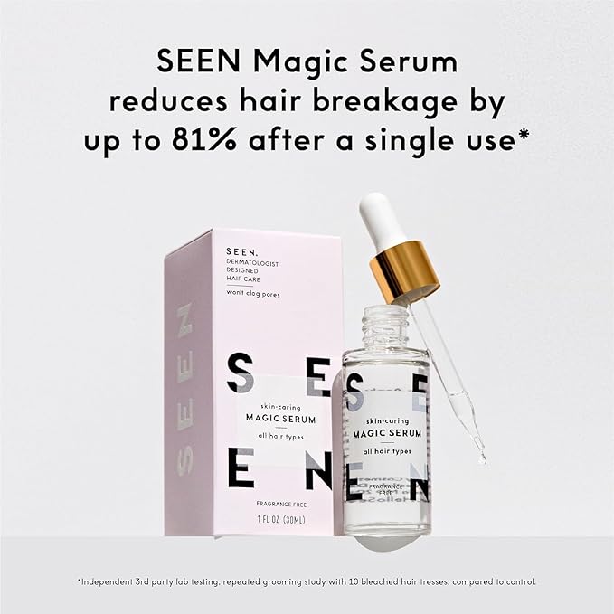 SEEN Discovery Kit - Fragrance Free - Non-Comedogenic & Sulfate-Free Hair Set- Dermatologist-Developed - Safe for Sensitive, Eczema & Acne Prone Skin