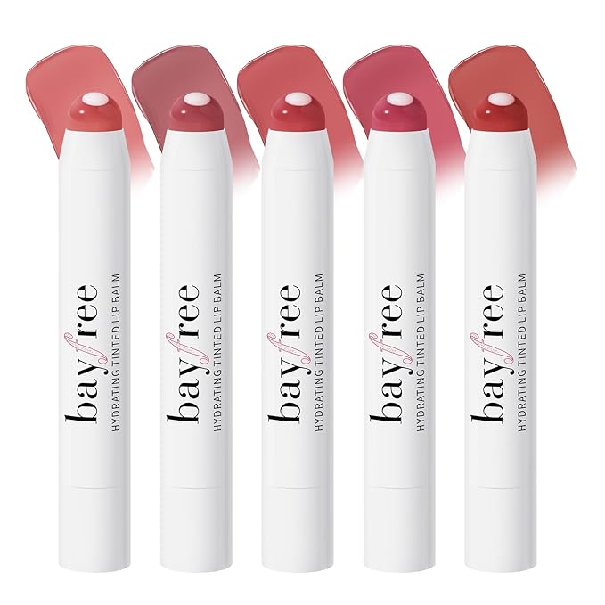 Tinted Lip Balm Plumper, Glossy, Pump Lips, Lightweight, Moisturize & Tint with Jojoba Seed Oil, Vegan Lip Balm Lip Care Present, Garden