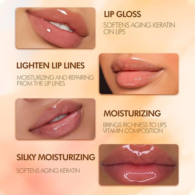 5PCS Bee Lip Balm Honey Pot,Mint&Juicy Peach&Watermelon&Cherry&Apple&Coconut Lip Mask Overnight Propolis Moisturizing Lip Balm Hydrating Prevention Dry and Crack Lip Scrubs Exfoliator Lip Wrinkle Care