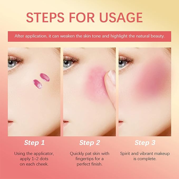 Liquid Blush, Natural Matte Velvet Finish, Soft Cream Liquid Face Blush for Cheeks, Skin Tint Rubor Makeup, Long Lasting Lightweight Blendable (#01 Nude Pink)