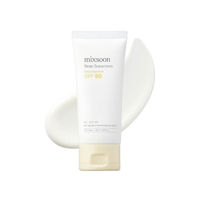 mixsoon Bean Sunscreen SPF 50 Airy Texture Type For Face Korean Skin Care 1.69 fl oz / 50ml