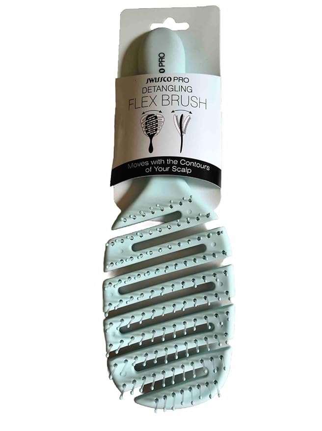 Swissco Pro Detangling Flex Brush (Pale blue green sea mist)
