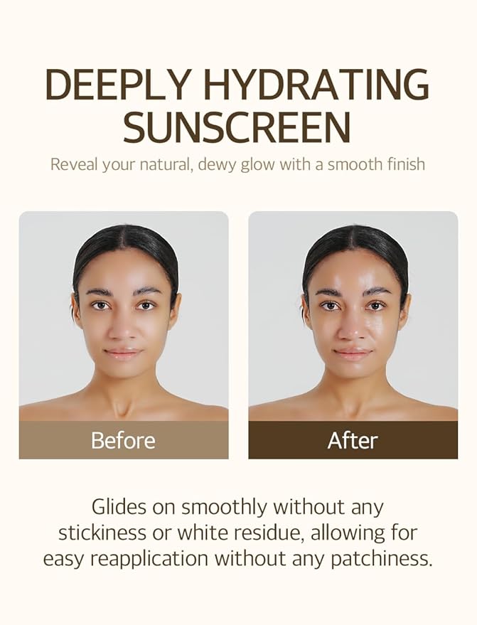 mixsoon Bean Sunscreen SPF 50 Airy Texture Type For Face Korean Skin Care 1.69 fl oz / 50ml